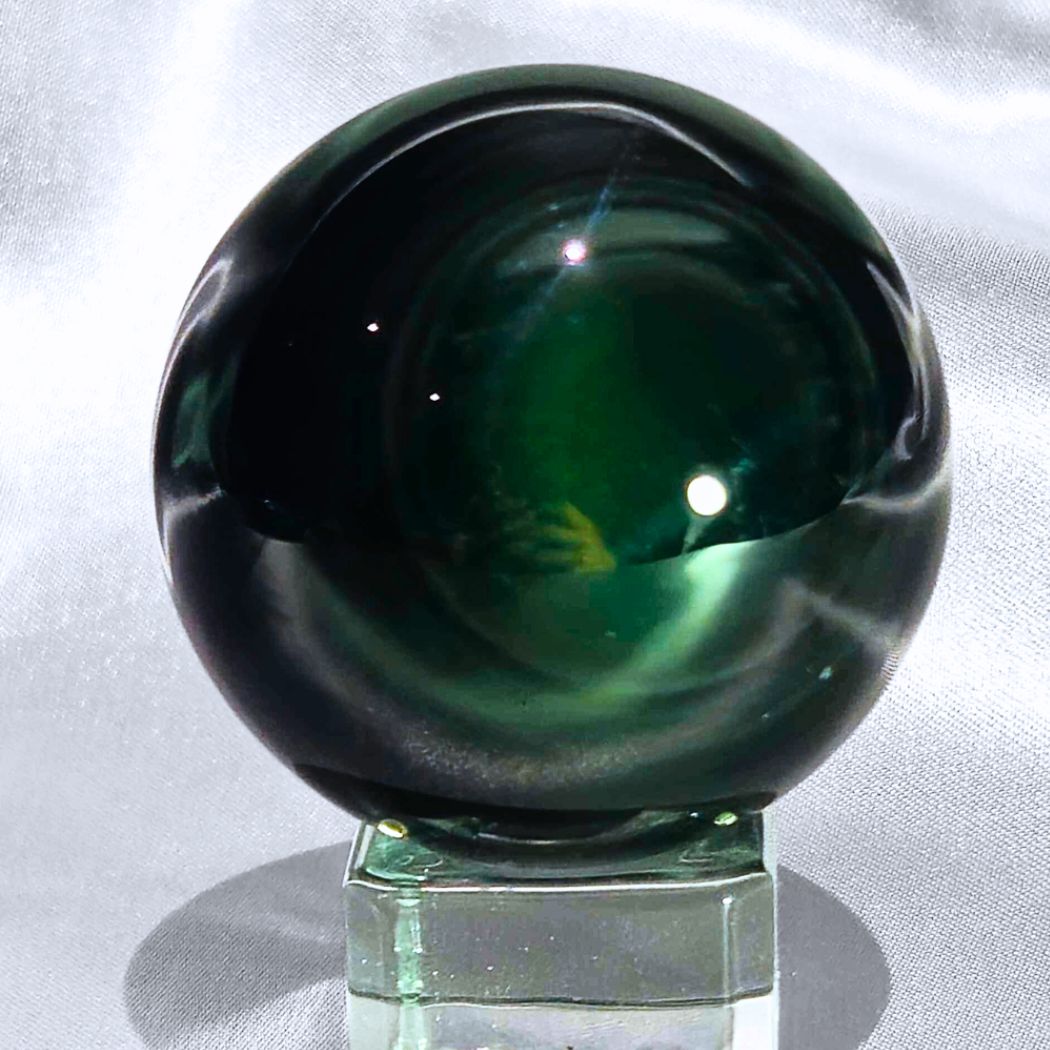 Rainbow Obsidian Sphere