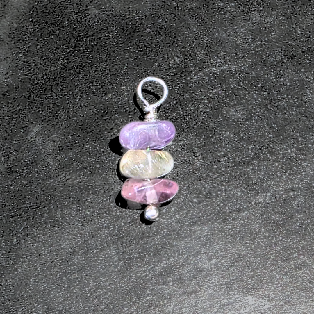 Custom Crystal Charm Necklace