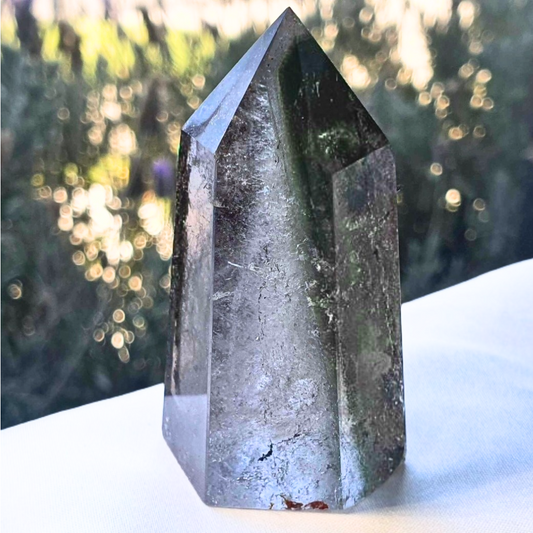 Garden Quartz (Lodolite) Tower Point