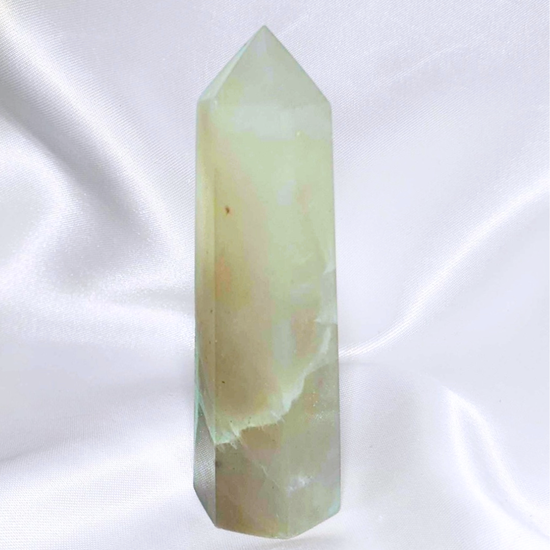 Natural Green Moonstone Tower Point