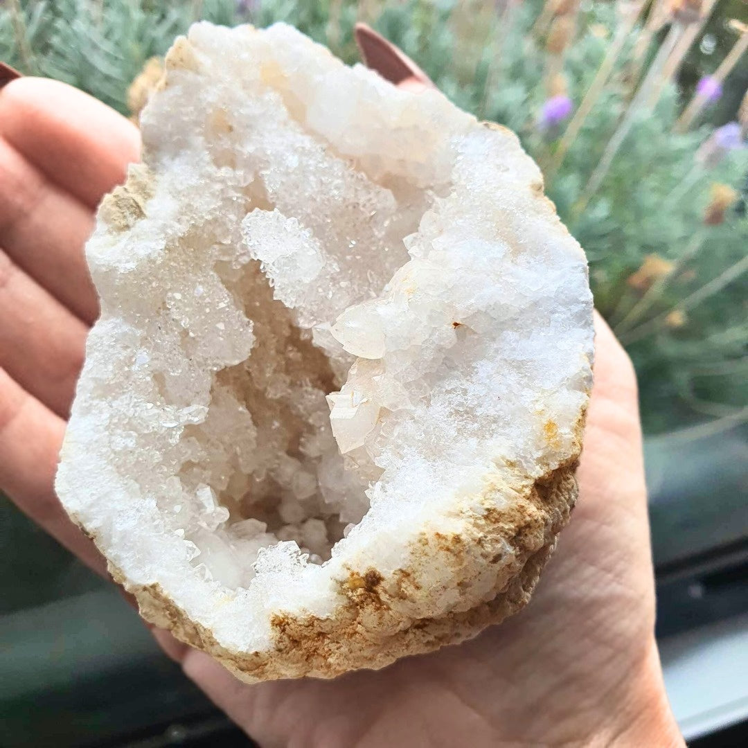 Druzy Moroccan Sugar Quartz Pair - 490g