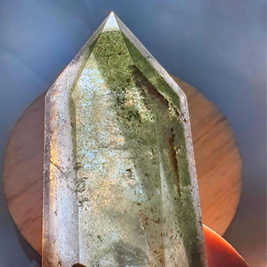 Garden Quartz (Lodolite) Tower Point