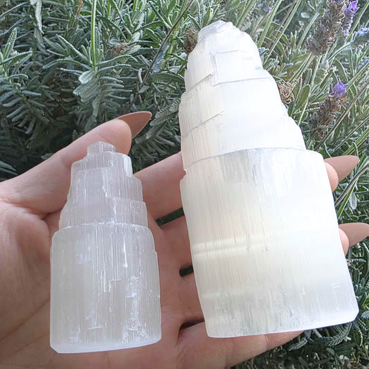 Selenite Tower - 2 Sizes