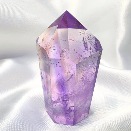 Bolivian Amethyst Freeform with Phantoms & Rainbows