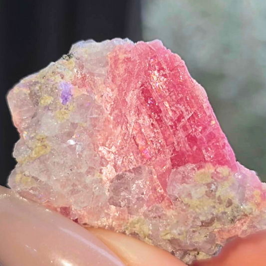 Rhodochrosite, Fluorite & Pyrite on Quartz - Wutong Mine China
