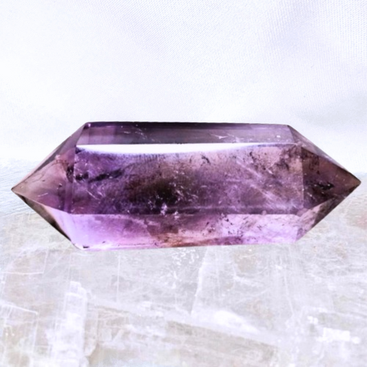 High Grade Amethyst DT Wand Crystal with Phantoms