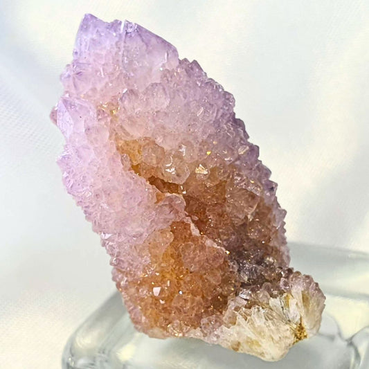 Fairy Quartz (Spirit/Cactus Quartz) & Citrine Cluster - Namibia