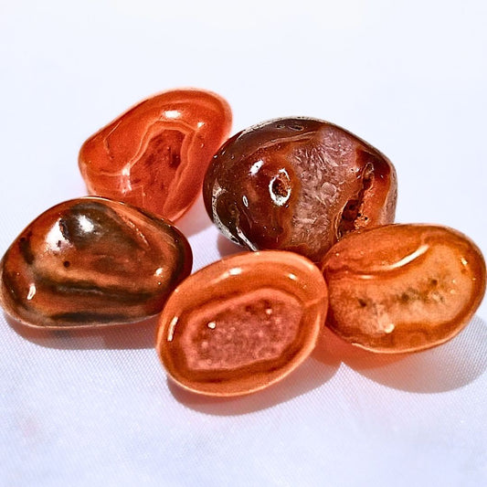 Carnelian Crystal Tumbles