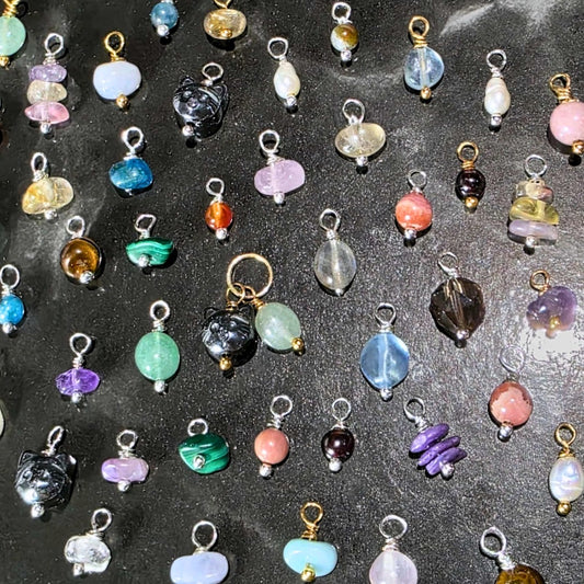 Custom Crystal Charm Necklace