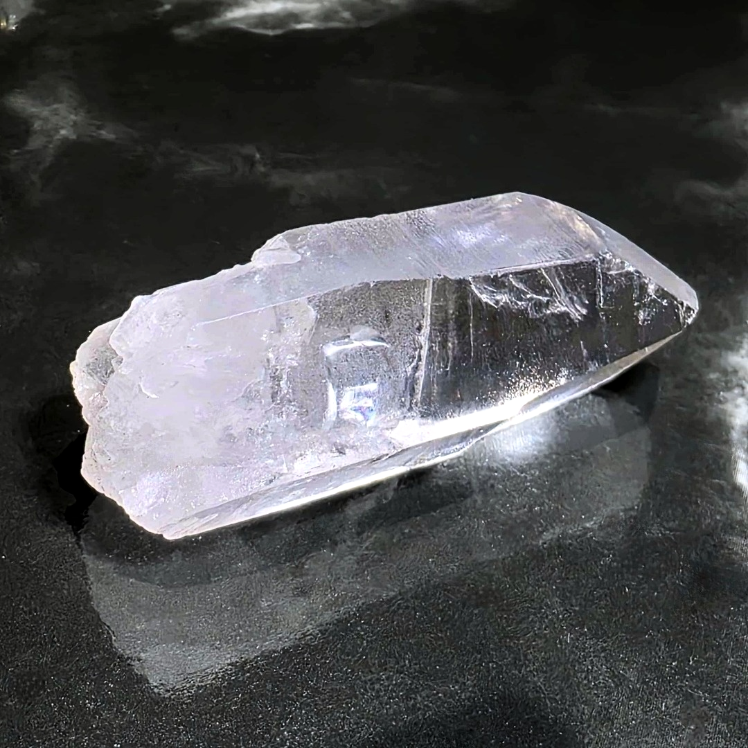 Lemurian Quartz Seed Crystal with Rainbow