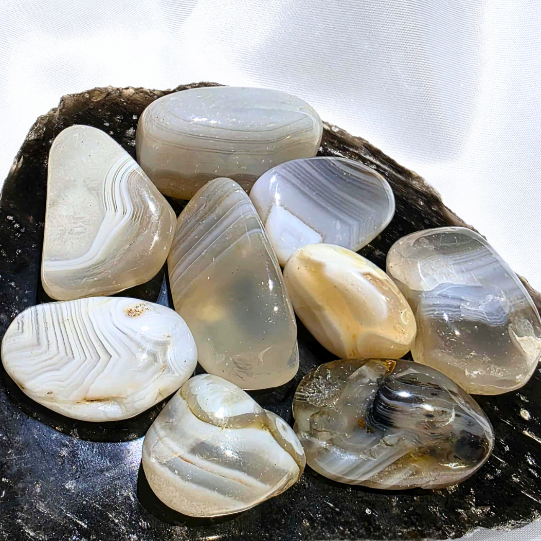 Large Botswana Agate Tumbles
