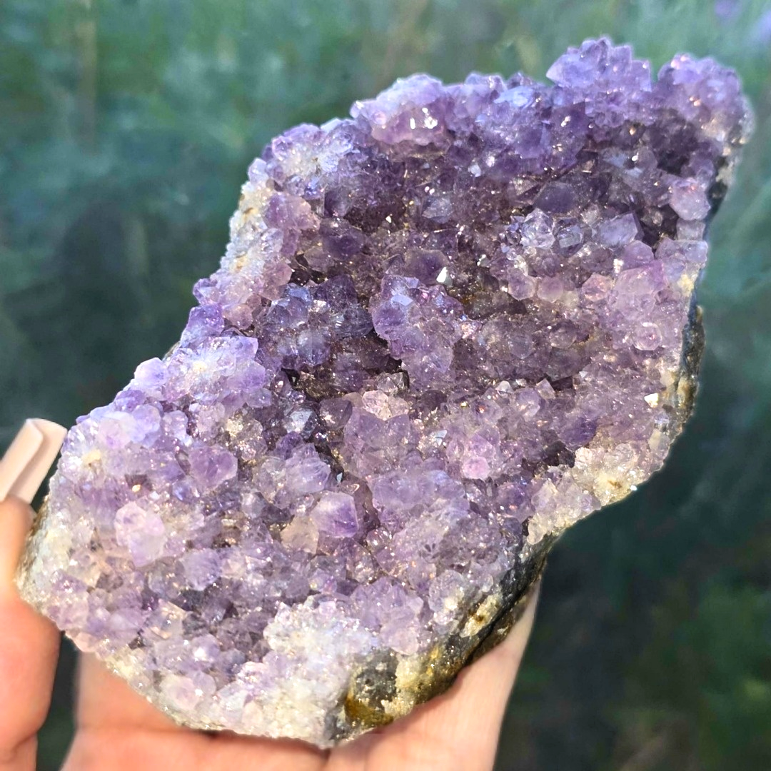 Genuine Flower Amethyst Cluster - 236g