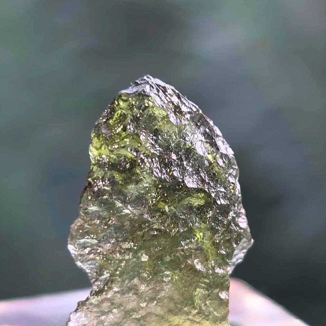 Genuine Moldevite in Case - Czech Republic