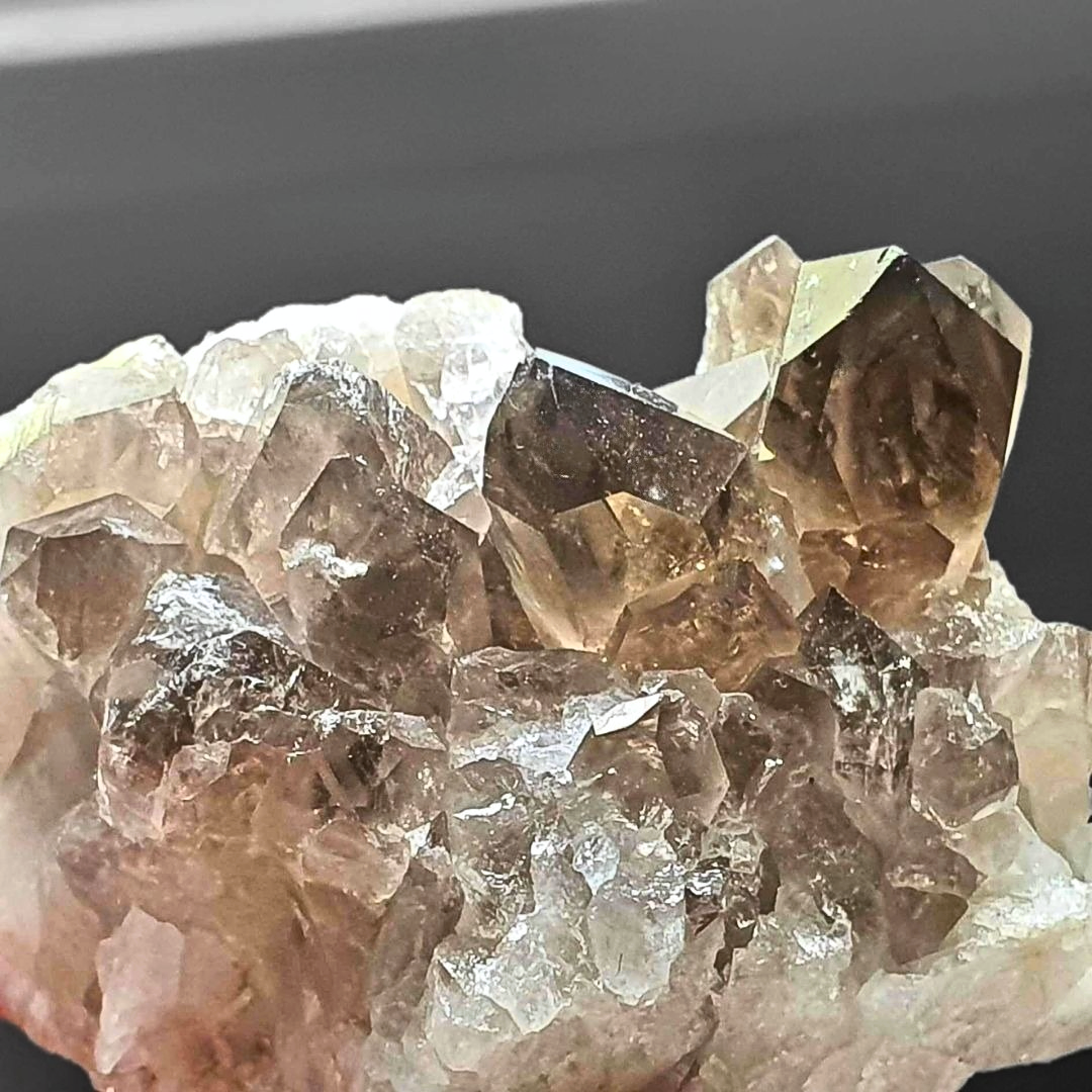 Smoky Quartz Crystal Cluster