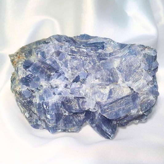 Large Blue Calcite Raw Cluster - 356g