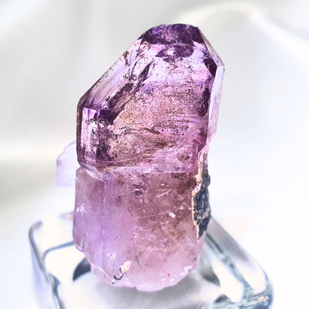 Shangaan Smoky Amethyst with Enhydro Bubbles