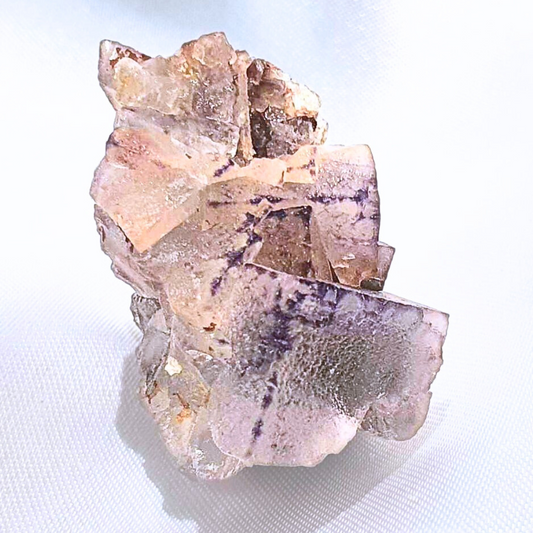 QR Code Cubic Fluorite Small Cluster