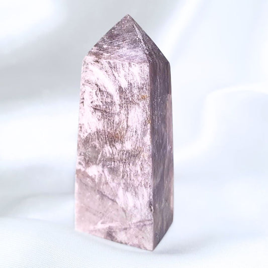 Purple Mica Tower Point with Silver Sheen