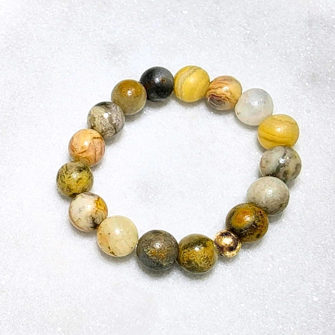 Crazy Lace Agate Fidget Rings