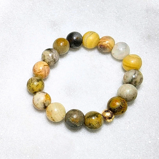 Crazy Lace Agate Fidget Rings