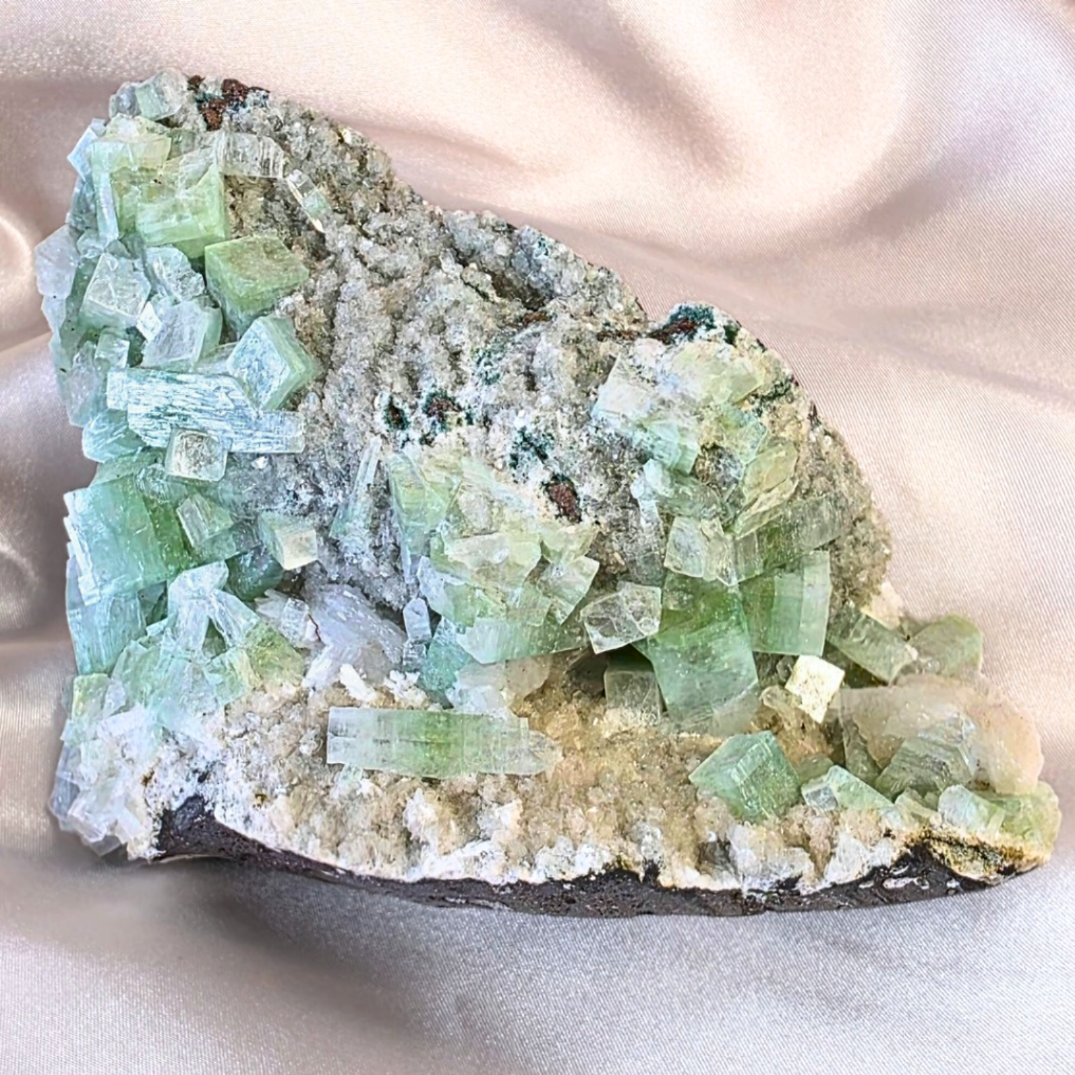 Green Cubic Apophyllite