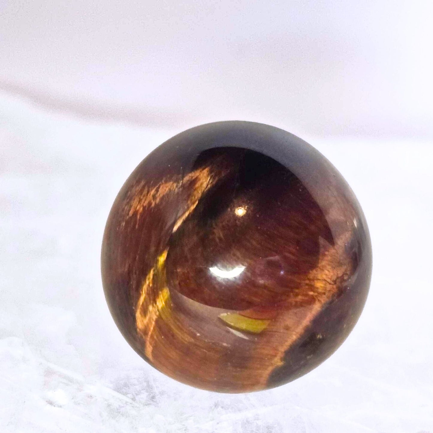 tiger's eye small sphere