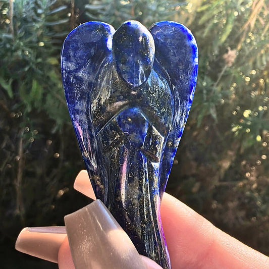 High Grade Medium Lapis Lazuli Crystal Angel