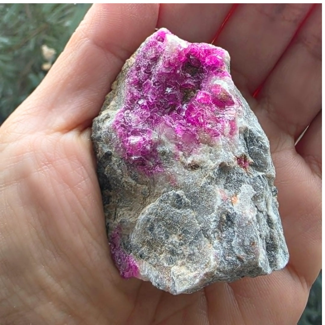 Natural Cobaltoan Calcite with Dolomite Crystal Cluster | DR Congo