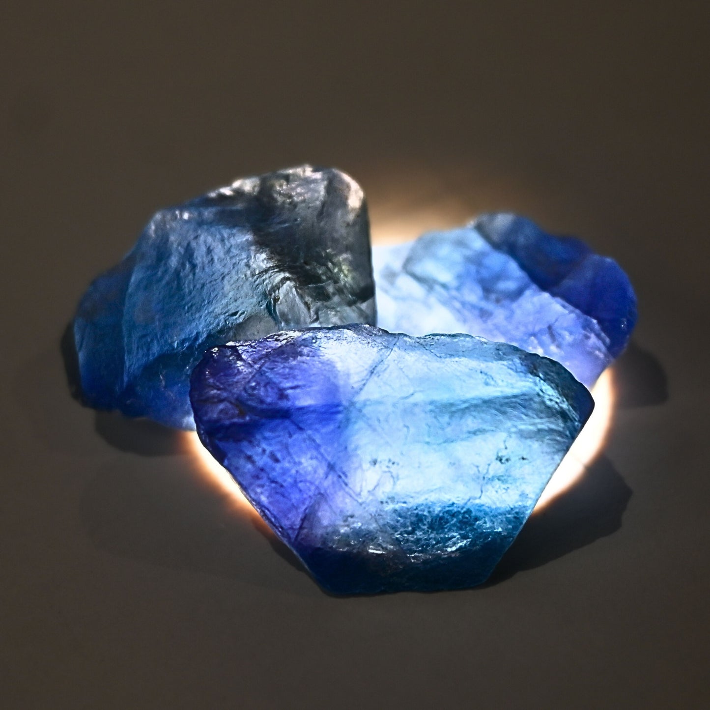 Blue Fluorite Raws/Tumbles