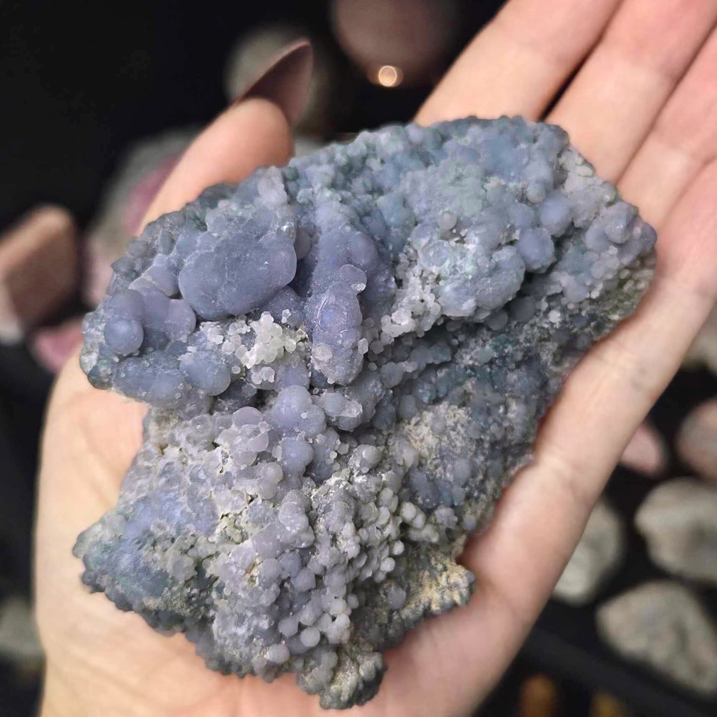 Large Grape Agate (Chalcedony) Cluster - 235g