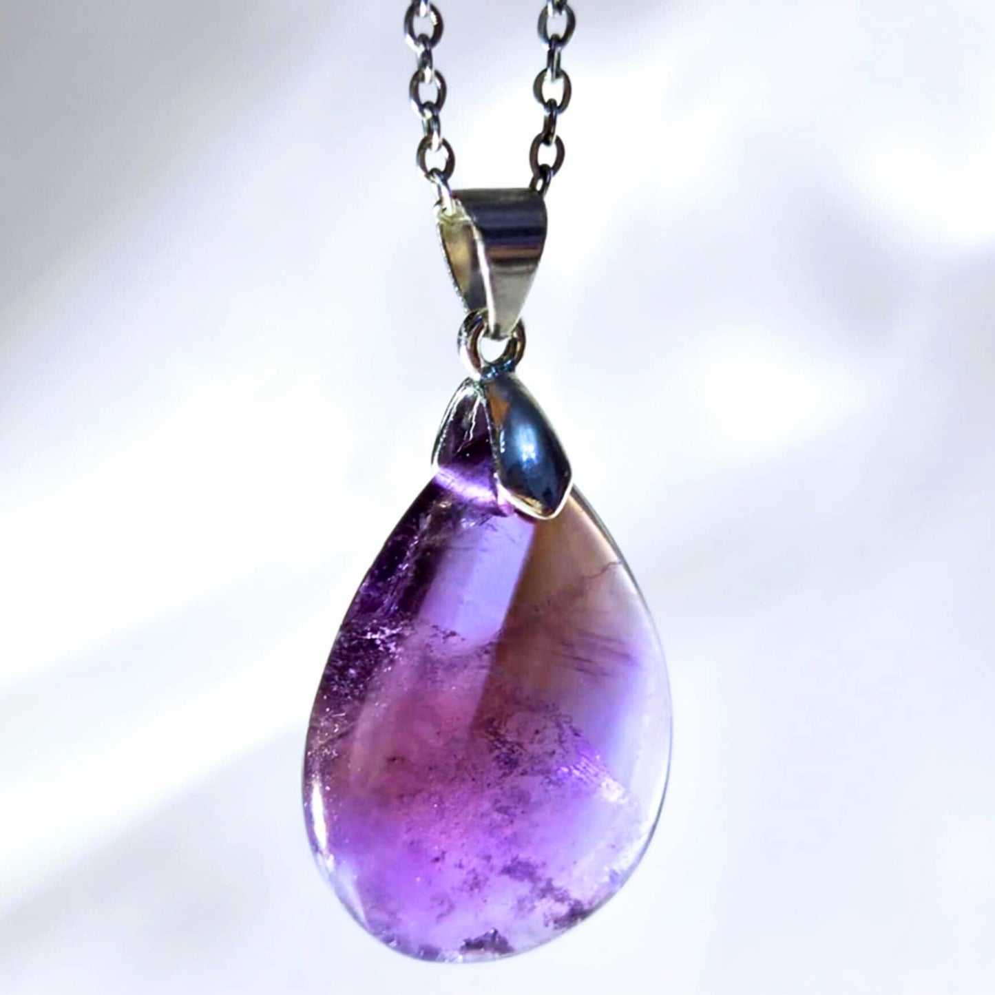 Natural Ametrine Crystal Necklace