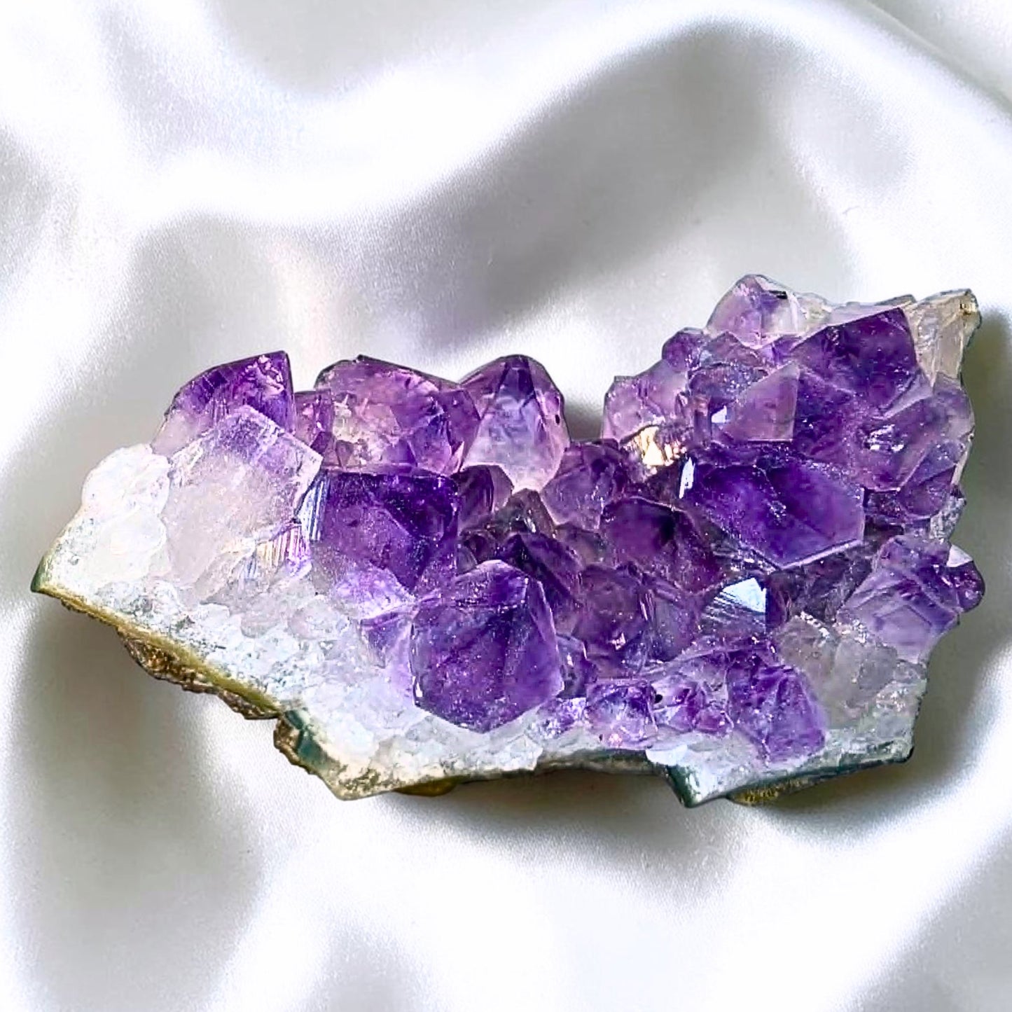 Amethyst Cluster with Large Crystal Points & Zoning
