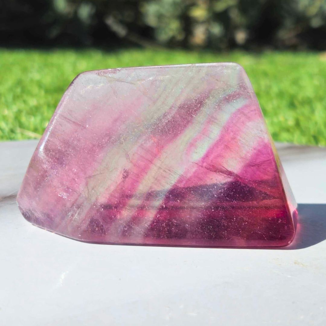 Candy Fluorite Free Form