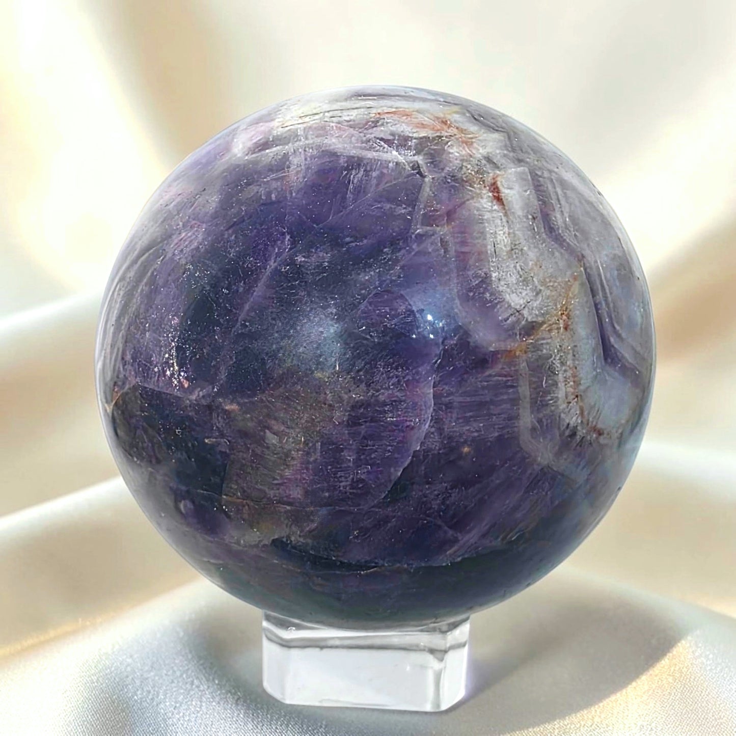 Smoky Amethyst Crystal Sphere